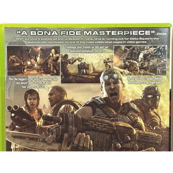 Gears Of War Triple, 3 And Judgement Xbox 360 Bundle Of 3 Games - Picture 16 of 16